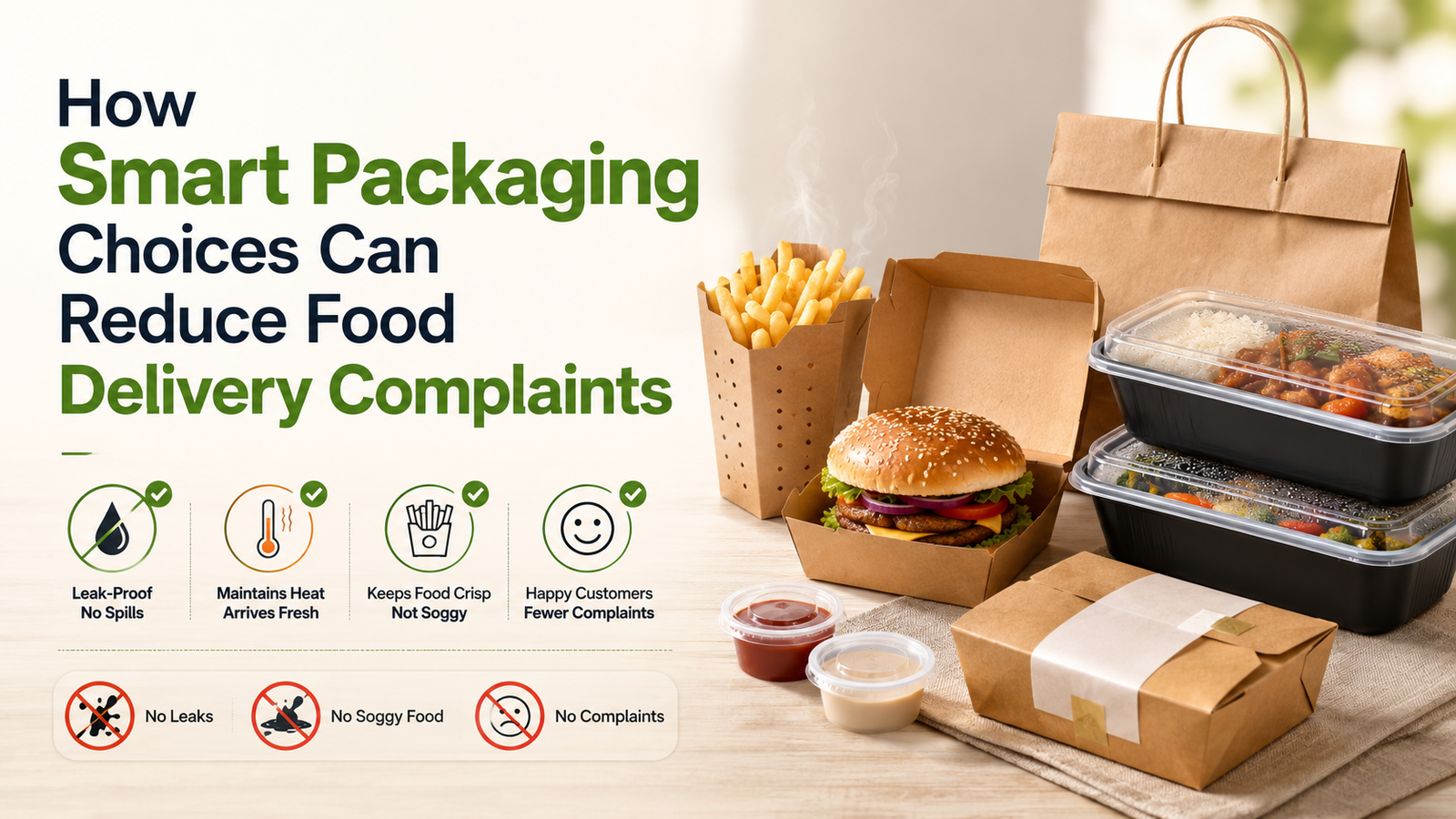 How Smart Packaging Choices Can Reduce Food Delivery Complaints