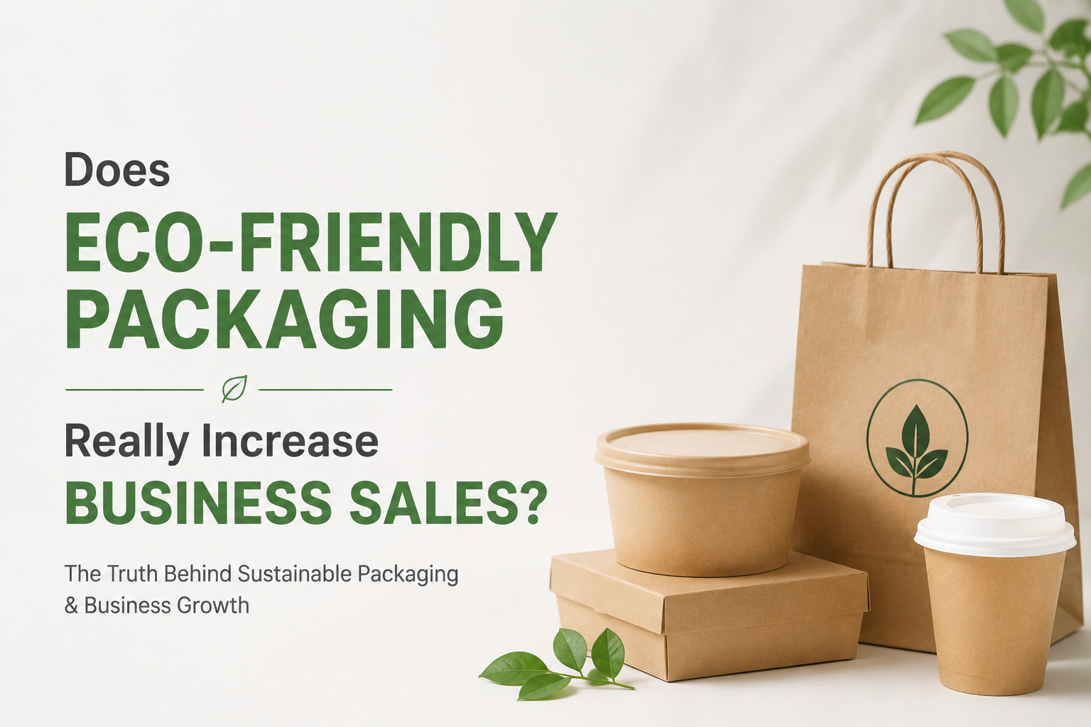 Does Eco-Friendly Packaging Really Increase Business Sales?