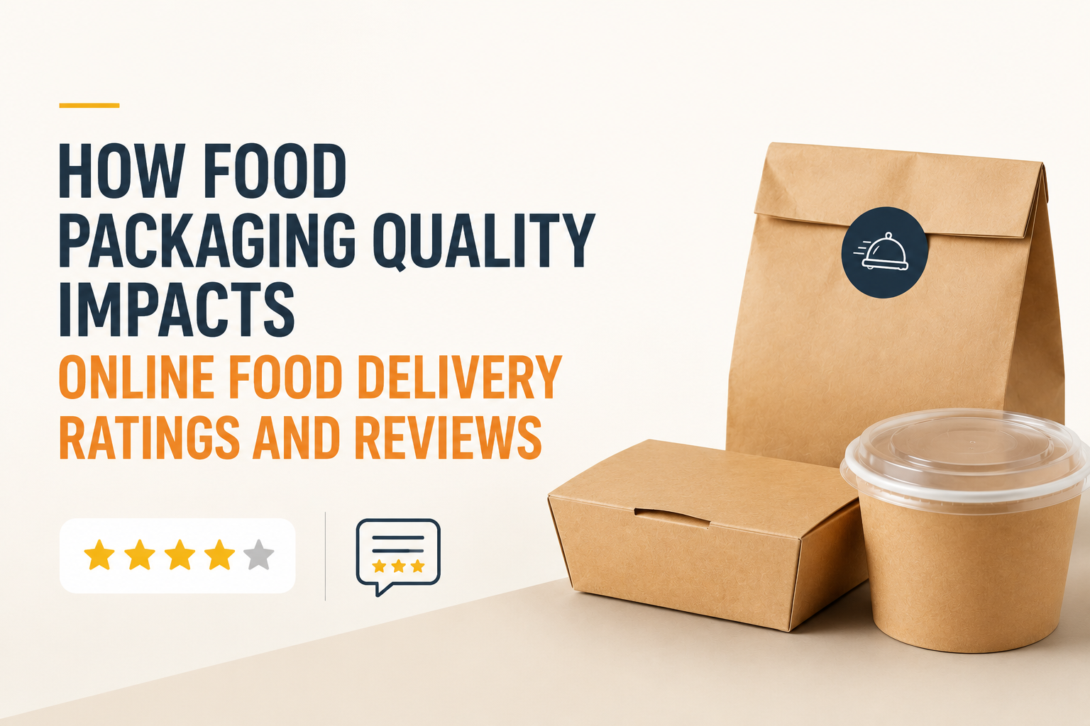 How Food Packaging Quality Impacts Online Food Delivery Ratings and Reviews