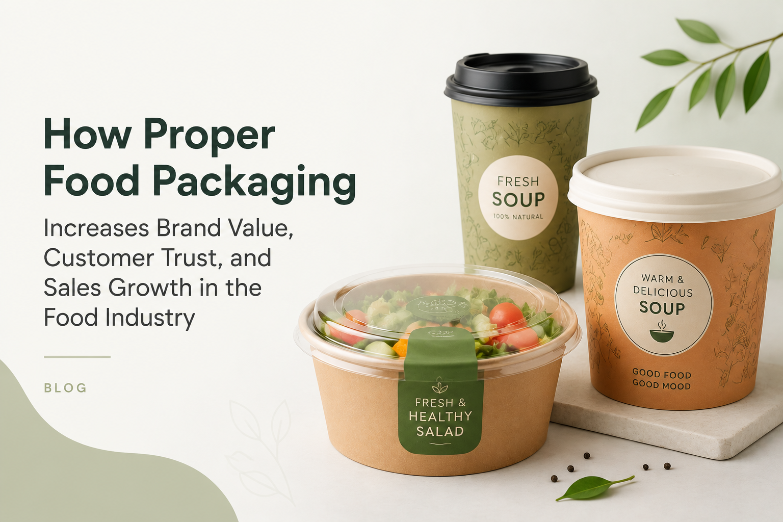How Proper Food Packaging Increases Brand Value, Customer Trust, and Sales Growth in the Food Industry
