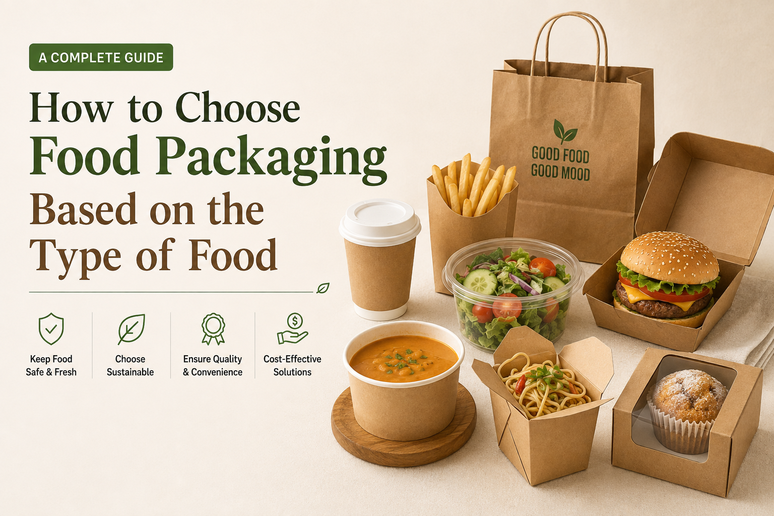 How to Choose Food Packaging Based on the Type of Food
