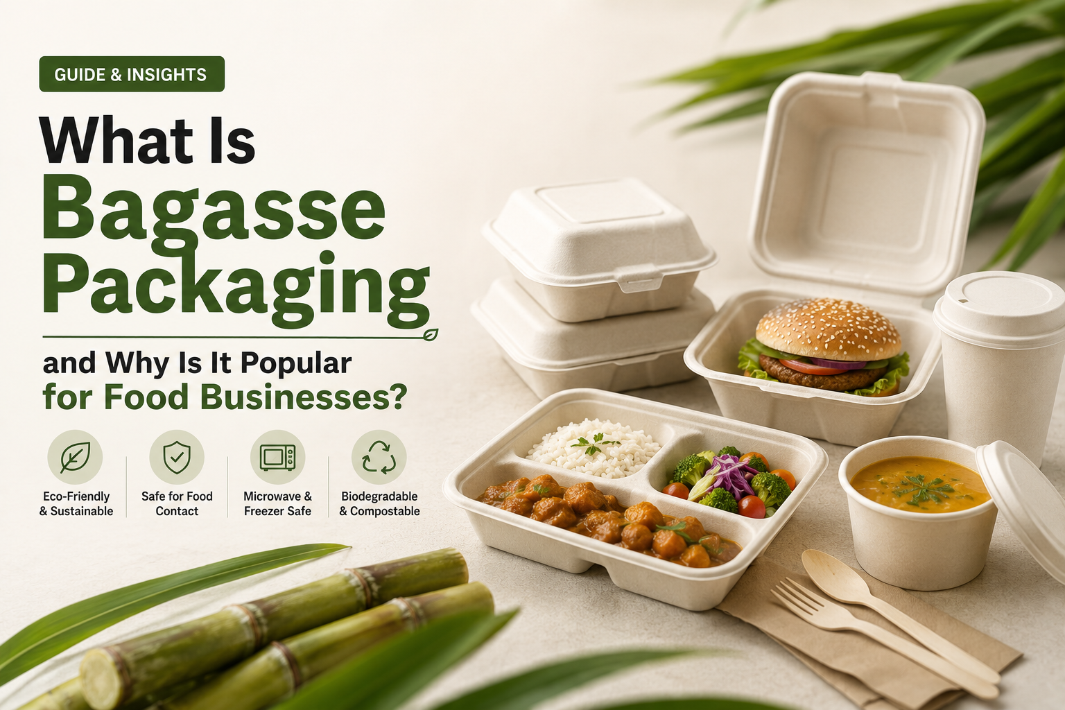 What Is Bagasse Packaging and Why Is It Popular for Food Businesses?