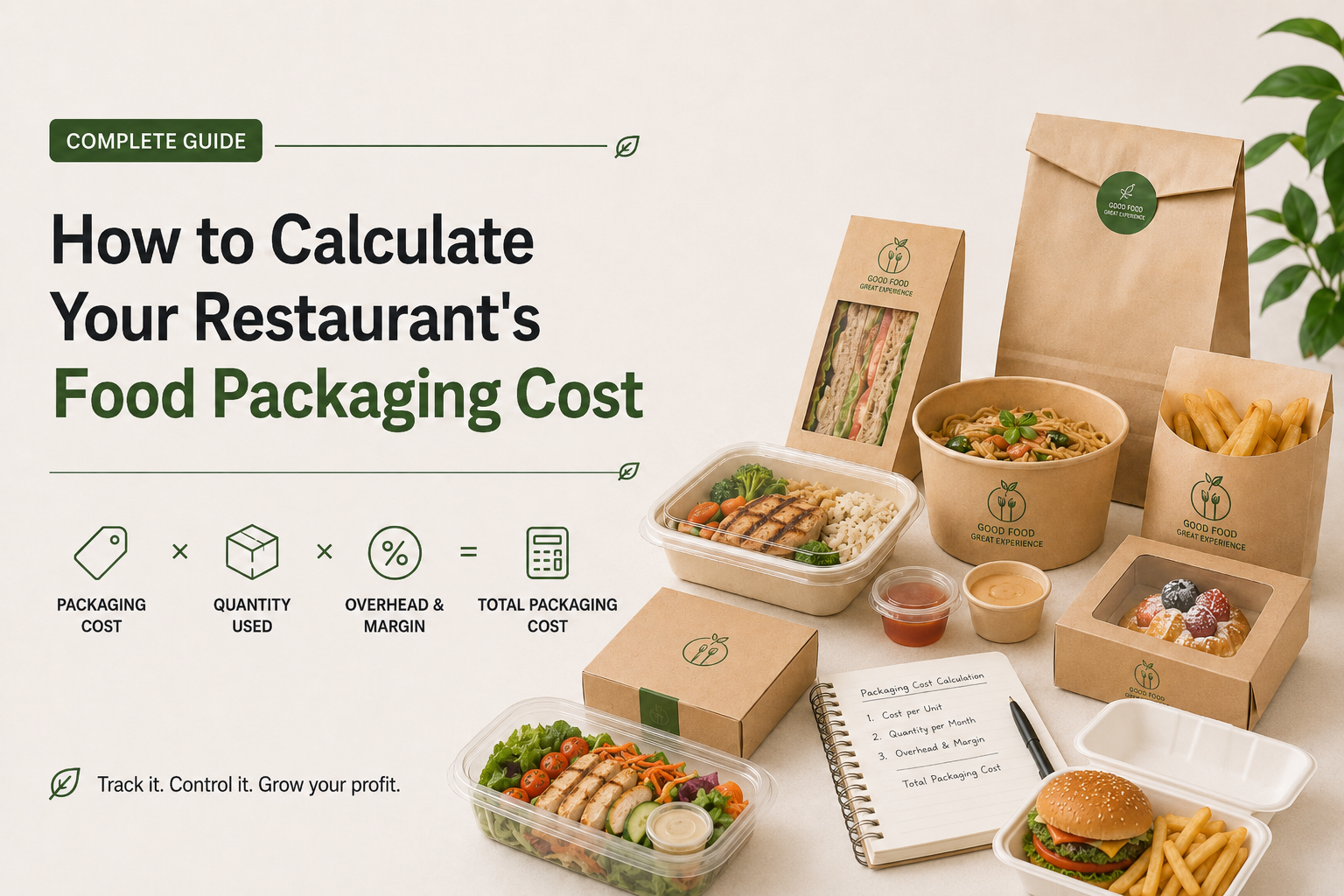 How to Calculate Your Restaurant’s Food Packaging Cost